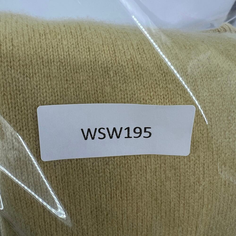 Banana Republic 100% Cashmere Crew-Neck Sweater Corn Silk Yellow Size S - Picture 9 of 10
